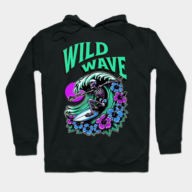 Wild Wave Hoodie by shipwrecked2020